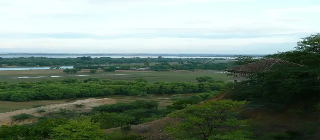 Ausblick vom Guesthouse Lei Thar Gone / Gentle Breeze Inn