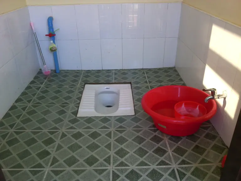 Toilette landesüblich